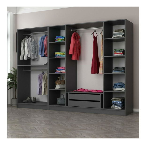 Dulap de haine Kalia 5091 (antracit)