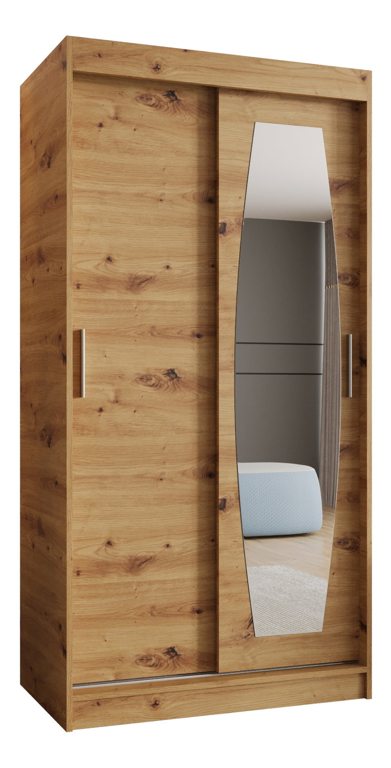 Ruhásszekrény 100 cm Rosaria (artisan tölgy)