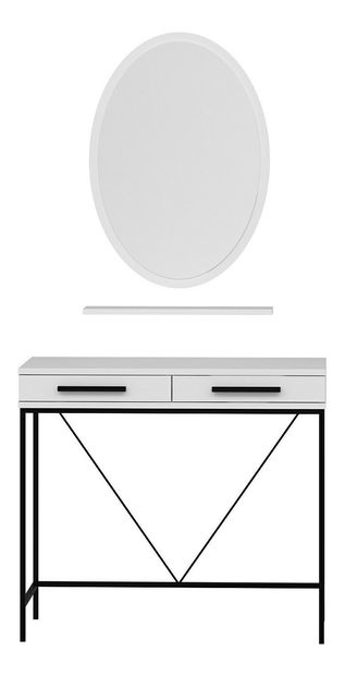 Fésülködőasztal Sariel (fehér)