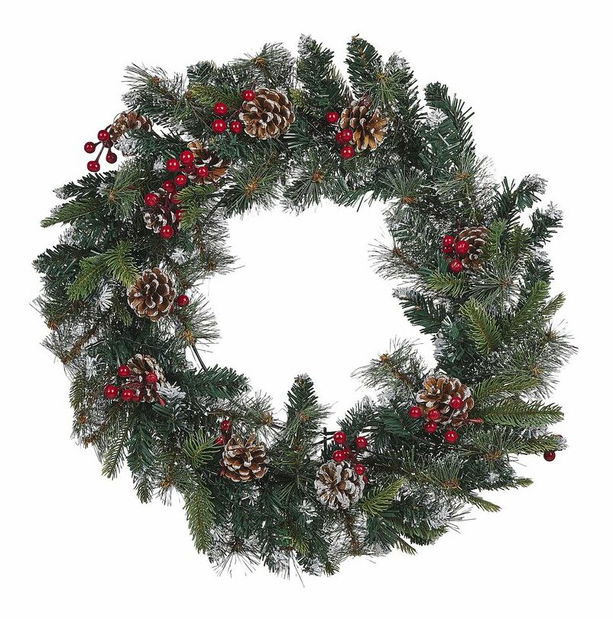 Vijenac za vrata ø 60 cm Paiza (zelena)