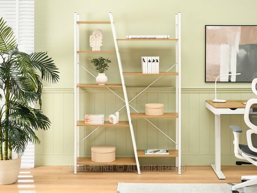 Raft Gecon Reg (stejar + alb)