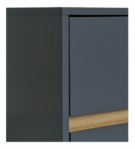 Nočný stolík Bnamira 2 (tmavosivá)