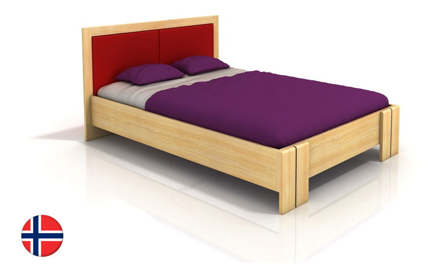 Manželská posteľ 200 cm Naturlig Manglerud High BC (borovica)