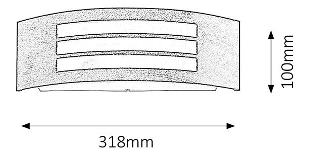 Vonkajšie svietidlo Roma 8511 (antická zlatá)