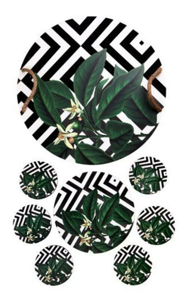 Set podmetača za tanjure i šalice (8 kom.) Pluto Zigzag (više boja)