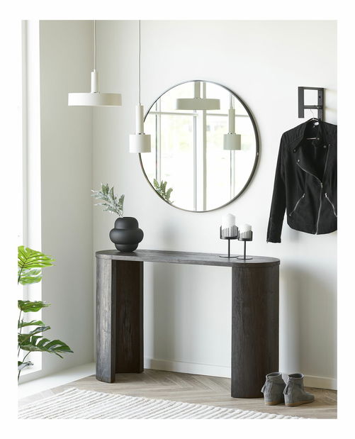 Konzolový stolík Bralena (tmavohnedá)