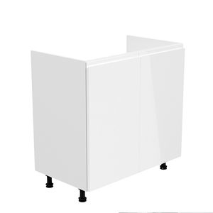 Drezová kuchynská skrinka D80Z Aurellia (biela + biely lesk)