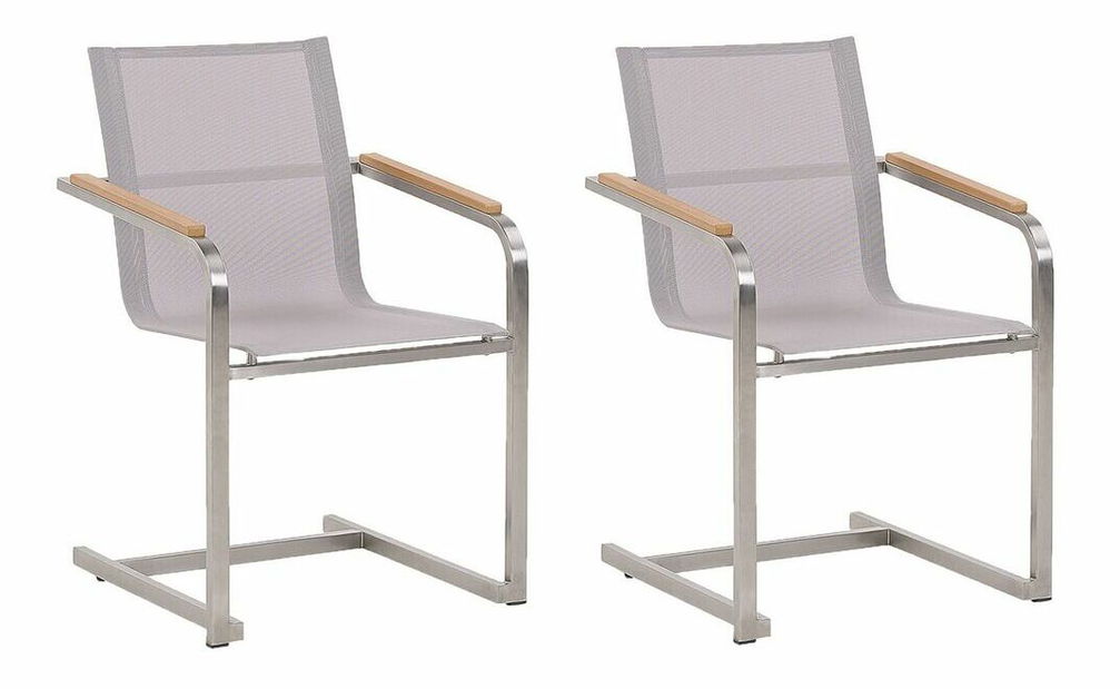 Set 2 ks. záhradných stoličiek COLSO (béžová)