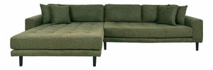 Rohová sedacia súprava (L) Lvaveriaora (olivovo zelená)