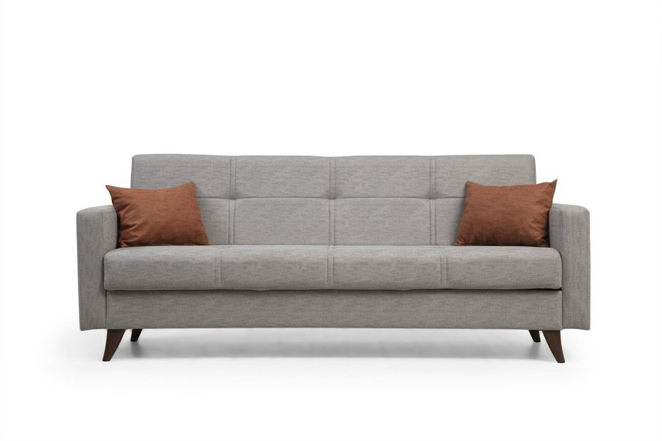 Háromszemélyes kanapé Pleione (világosszürke)