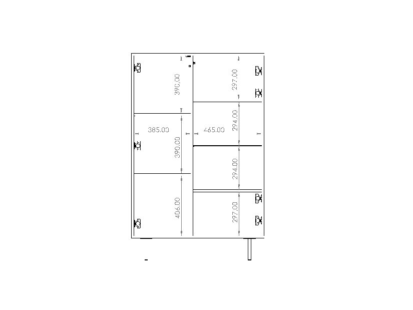 Vitrina Presto WIT90 (crna mat + captains deck) *rasprodaja