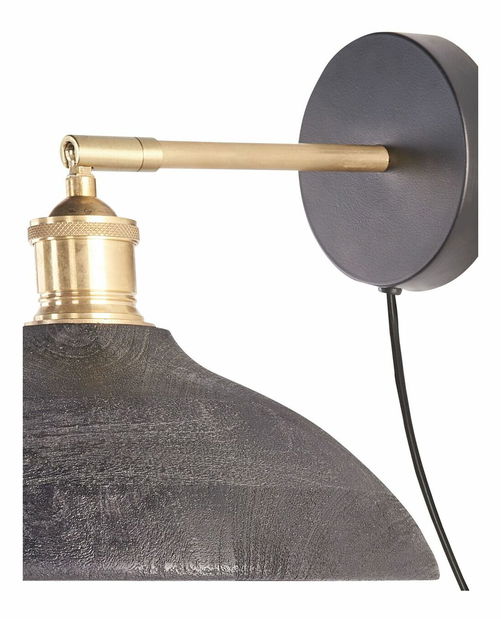 Nástenné osvetlenie Yuliana (čierna) 