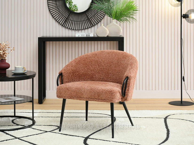 Fotoliu Carma F (cupru + negru)