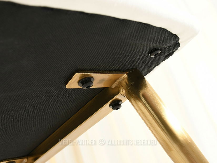 Fotoliu de design Osmogos (crem + negru)