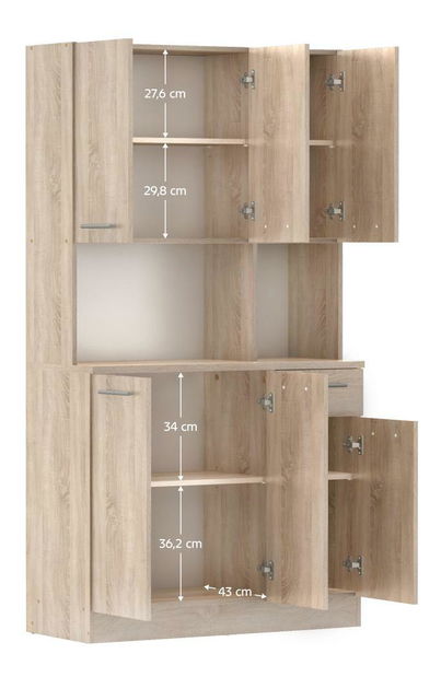 Colț bucătărie Palermo NEW (stejar sonoma)