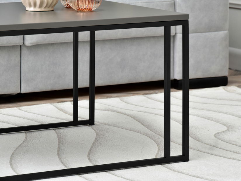 Konferenčný stolík S Defraudado (grafitová + čierna)