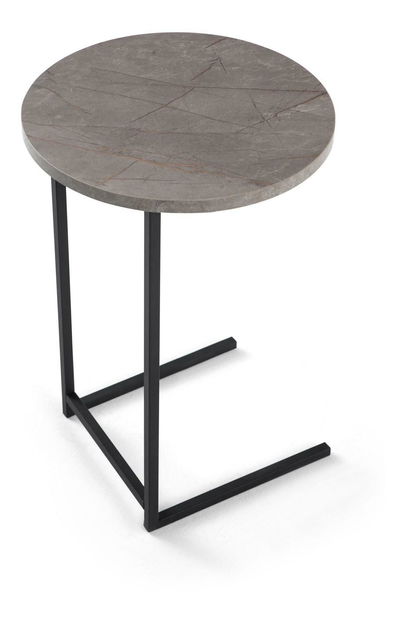 Príručný stolík Mitarazza (kameň + čierna)
