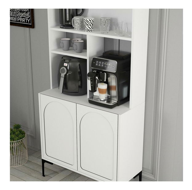 Bufet Lyantela 80 (alb + negru)