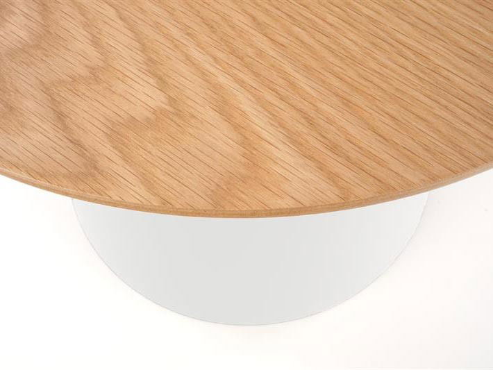 Dohányzóasztal Argelia (természetes fa + fehér)