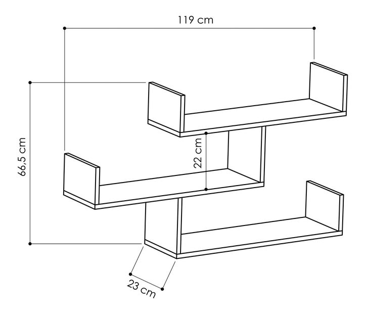 Polica Thane (bijela)