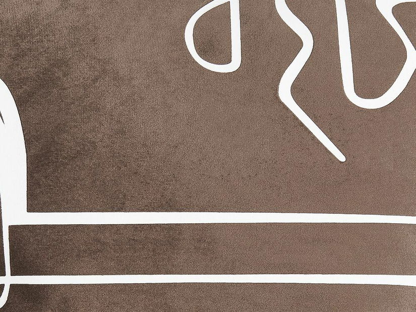 Set 2 buc perne decorative 45 x 45 cm Philo (maro)