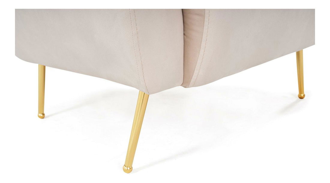 Fotel Essia (bézs + arany)