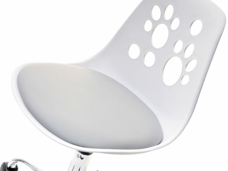 Detská stolička Footy (šedá + chrómová)