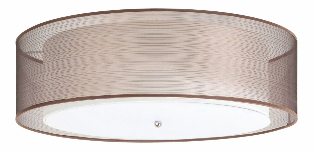 Stropné svietidlo Anastasia 2634 (chrómová + hnedá)