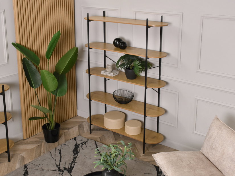 Raft Linde (stejar + negru)