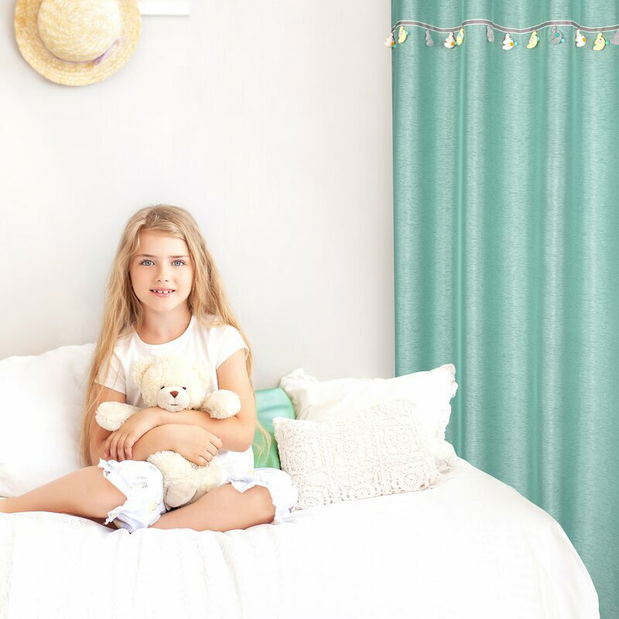 Perdea 140x250 cm Kinder (mentă)