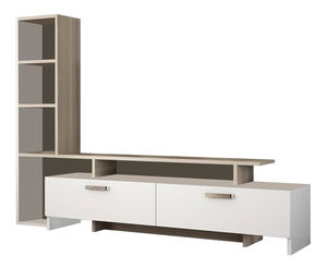 TV stolík/ skrinka Simka (biela + cordoba)