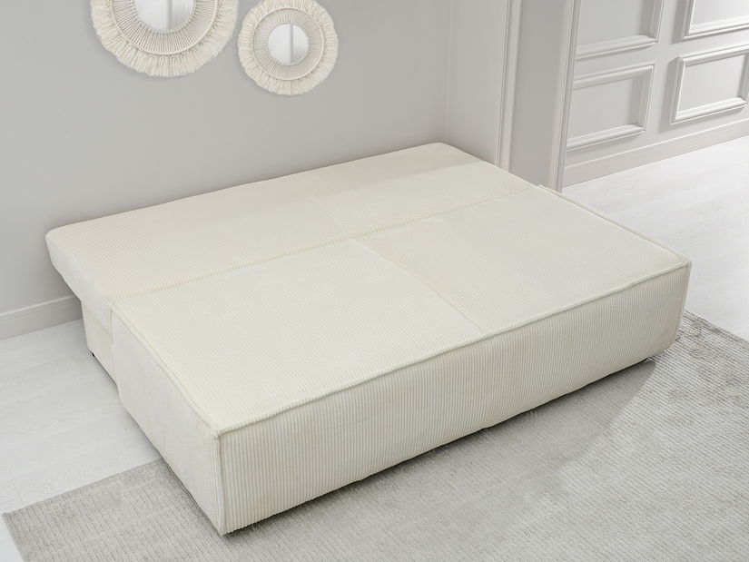 Pohovka dvojsedačka Nazismo (krémová + čierna)