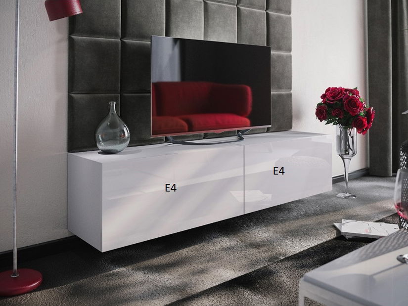 Set za dnevni boravak Mogan (bijela + bijeli sjaj)