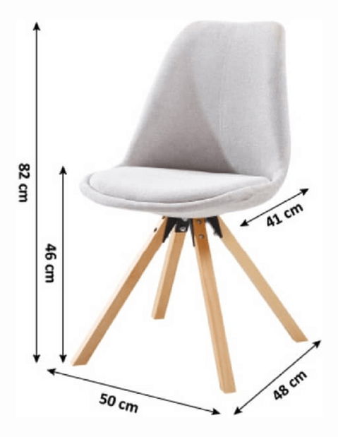 Blagovaonska stolica Sanaga (siva) 