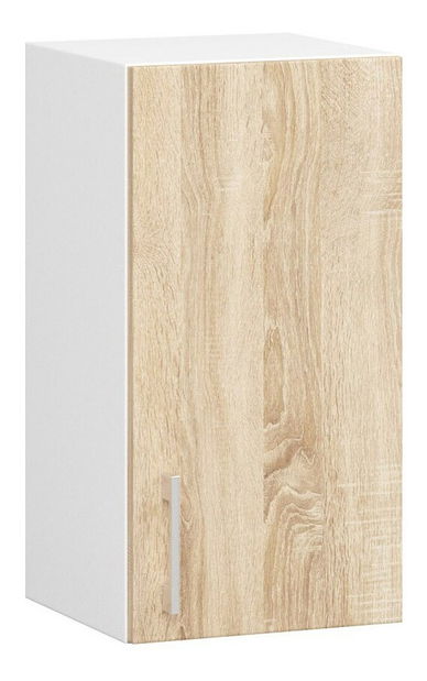 Gornji kuhinjski ormarić Lula w30 (bijela + hrast sonoma)