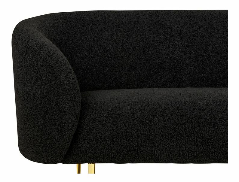 Pohovka dvojsedačka Leon (čierna)