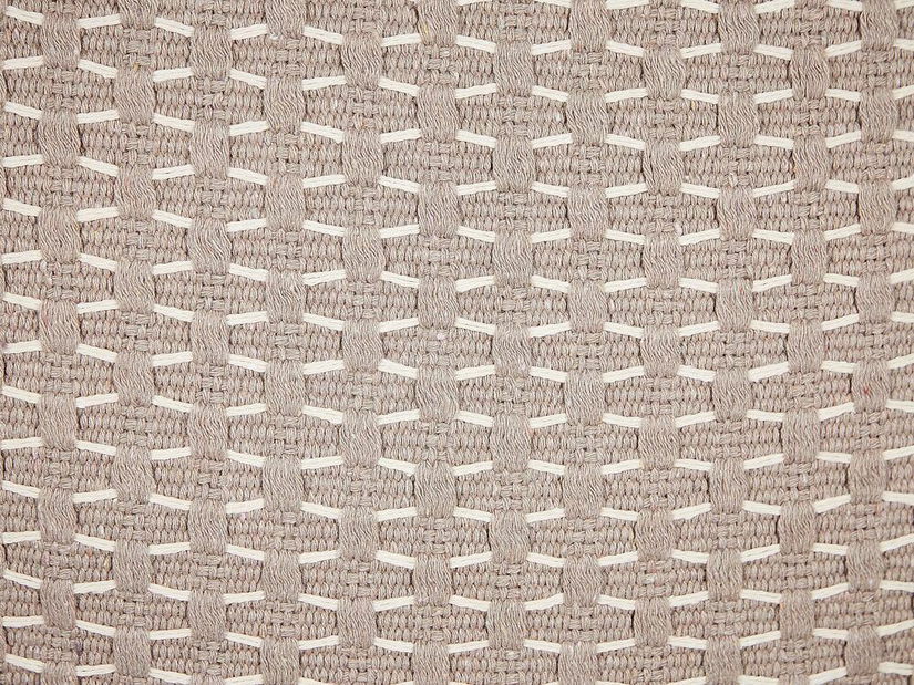 Sada 2 ozdobných vankúšov 25 x 45 cm Hakko (béžová)