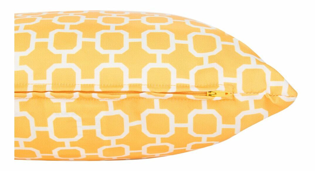 Set 2 ks. záhradných podušiek 45 x 45 cm CALENDINE (žltá)