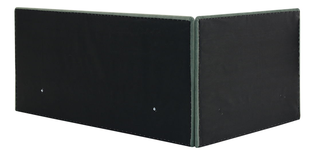 Pat matrimonial 110 cm Optoman (verde) (cu somieră și saltea) (cu sp. depozitare)