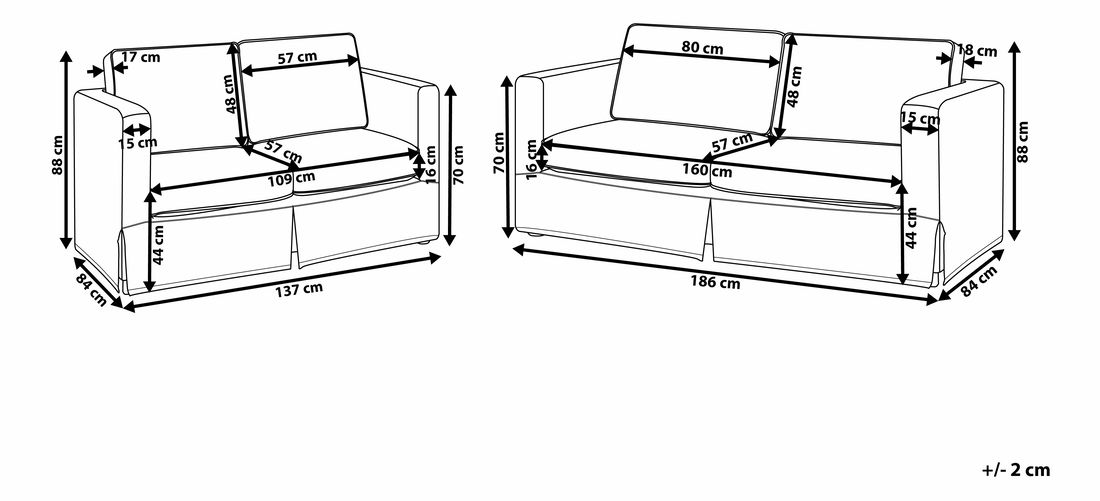 Garnitura za sjedenje Hamina (svijetlo siva)