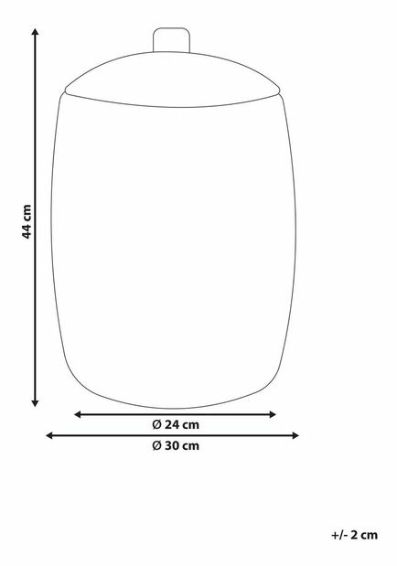 Tároló kosár Garrett (természetes)