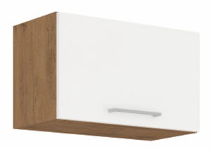 Gornji kuhinjski ormarić 60 GU Tempo Kondela Velaga (bijeli sjaj + hrast lancelot)