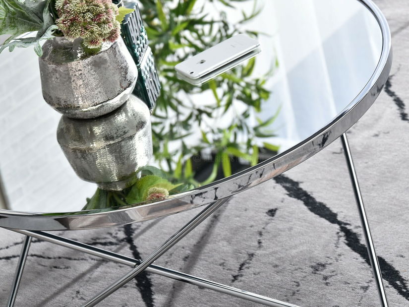 Dohányzóasztal Armin Xl (króm)