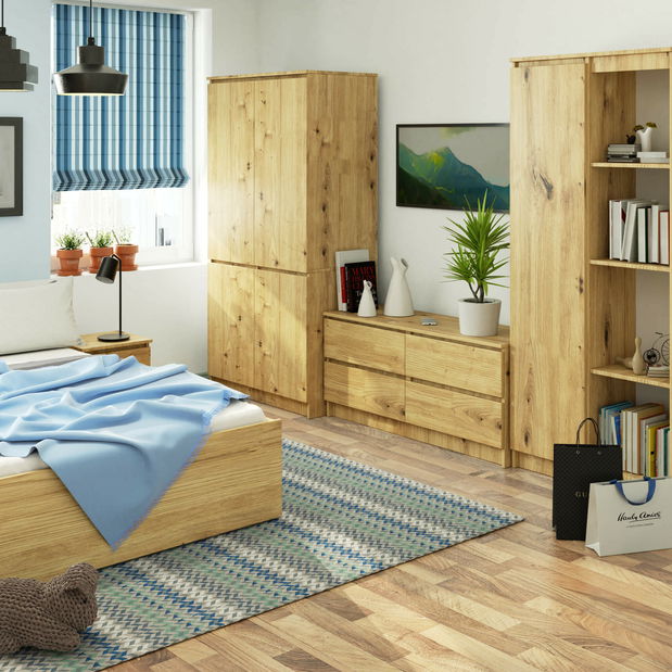 Ormar za garderobu Sinfin (hrast craft)