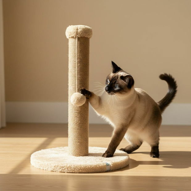 Škrabadlo pre mačky Coria 1 (béžová)