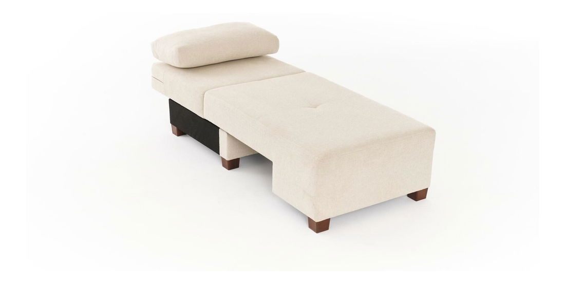 Canapea extensibilă Perenilla C (Crem + Nuc)