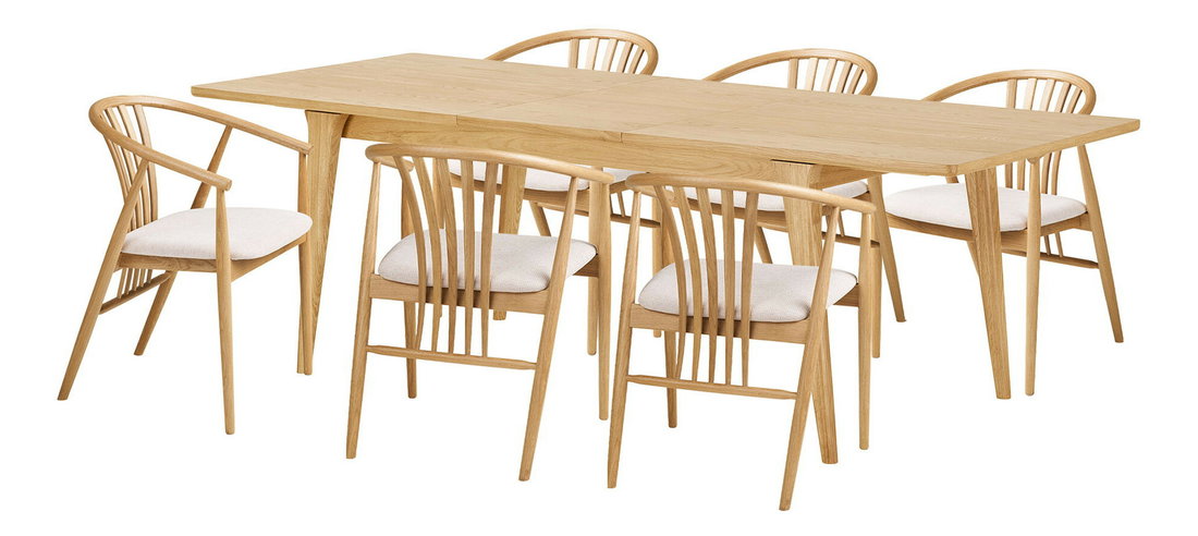 Jedálenský set Dunavina (prírodná)