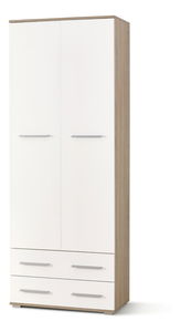 Ormar s policama Vida REG 2 (hrast sonoma + bijela) 