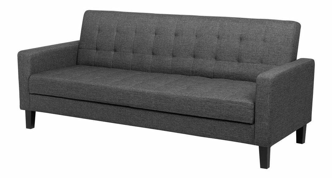 Háromszemélyes kanapé Vinstra (sötétszürke)