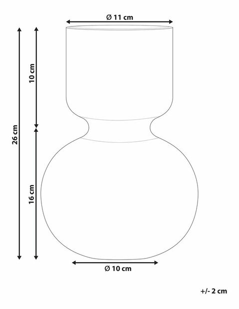 Váza Terrence (lila) 